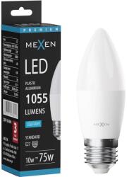 Mexen Nova LED izzó E27, C37, 10W, Hideg - 6500K, 1055 lm - L102-E27-1065-01 (L102-E27-1065-01)