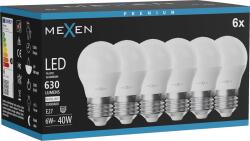 Mexen Nova 6x LED izzó E27, G45, 6W, Semleges - 4000K, 630 lm - L101-E27-0640-01x06 (L101-E27-0640-01x06)