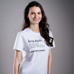Kratom World Kratom Női póló Fehér / XL