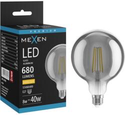 Mexen Vintis Filament LED izzó E27, G125, 8W, Meleg - 2700K, 680 lm, füstszínű - L158-E27-0827-70 (L158-E27-0827-70)