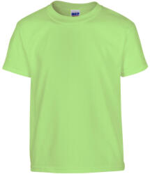 Gildan GIB5000 rövid ujjú pamut gyerek póló - mint green szín (giB5000min-xs) - penzumplusz