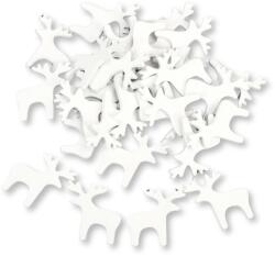  Fehér rénszarvas 3cm 30db/csomag - kosarbolt