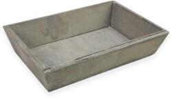  Antik szürke fa tálca közepes 46x16x2, 5cm 20/# - kosarbolt - 1 414 Ft