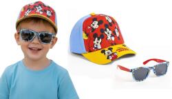  DISNEY Mickey egér baseball sapka 400 UV szűrős napszemüveggel 2-4 év