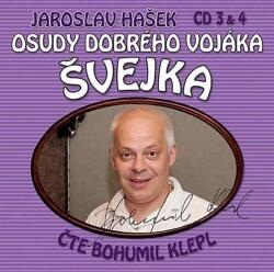 Supraphon Hašek: Osudy dobrého vojáka Švejka 3 a 4 (Klepl Bohumil) - 2CD (035775)