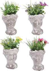 AdTrend Set 4 plante artificiale in ghiveci 14 x 14 x 30 cm (107024)
