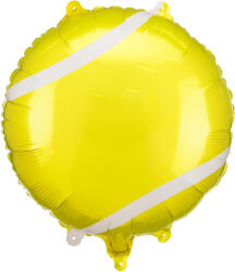 PartyDeco Balon din folie - Minge de tenis 35 x 35 cm