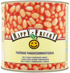 HAPPY-FRUCHT Fehérbab Paradicsommártásban 2, 65 kg (MM315510)