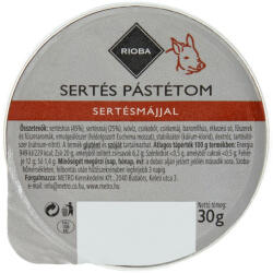  RIOBA sertéshús pástétom sertésmájjal 30 g (MM90664)