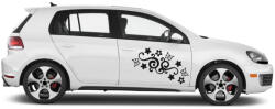 4 Decor Sticker auto - Fluturi si flori