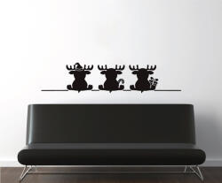 4 Decor Sticker Reni amuzanti - beestick-deco - 58,99 RON