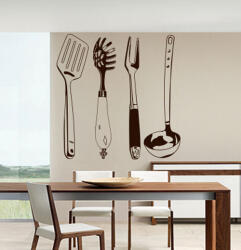 4 Decor Sticker Ustensile pentru bucatarie - beestick-deco - 69,00 RON