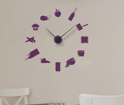 4 Decor Sticker Ceas de Perete Pentru Bucatarie