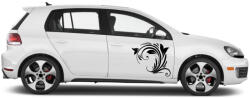 4 Decor Sticker auto - Flower wave
