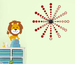 4 Decor Sticker Ceas Explozie de Buline