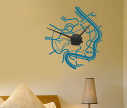 4 Decor Sticker Ceas Harta