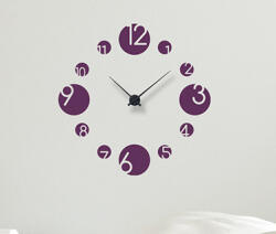 4 Decor Sticker Ceas de Perete Cu Buline