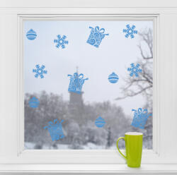 4 Decor Sticker Motive de Craciun