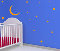 4 Decor Sticker Luna si stele - beestick-deco - 110,00 RON