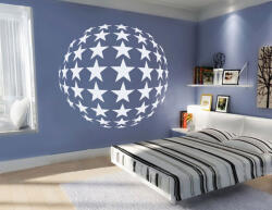4 Decor Sticker Glob cu stele - beestick-deco - 40,00 RON