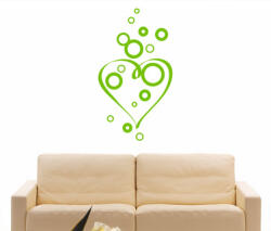 4 Decor Sticker Inima din bule - beestick-deco - 160,00 RON