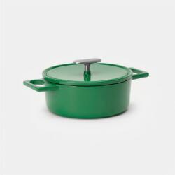 FABINI Lábas Mattia 3.0 Standard, ø 20 cm (2 l) - Zománcozott öntöttvas lábas fedővel, fényes zöld (113610332028127)
