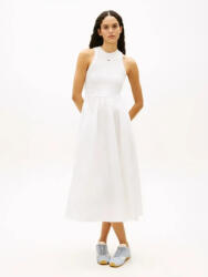Tommy Hilfiger Rochii De Vară Pentru Femei Midi Rochie Albă DW0DW22593-YBL (DW0DW22593-YBL)