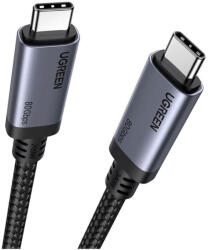 UGREEN Cablu video USB 4 USB-C tată - USB-C 240W PD Negru 1m 65383 (65383)
