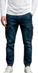 Tony Maker Pantaloni Jeans pentru Bărbați Cargo Blue PAD243 (PAD243)