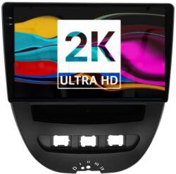 MEKEDE Navigatie Android 2K Peugeot 107 (2005-2014) cu Android, 4 GB RAM, 64 GB, Ecran QLED 10.36 Inch 2000x1200, CarPlay Wireless, 4G (PEU107051410364G)