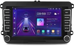 PilotOn Navigatie PilotOn VW Polo 6R (2009-2018) cu Android, 4GB RAM, 64GB ROM, Ecran IPS 7" 1280 x 720, CarPlay & Android Auto, WiFi, Bluetooth, Model Clasic (NAV-VAG-DED48)