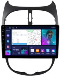 MEKEDE Navigatie Peugeot 206 (1998-2014) cu Android, 1GB RAM, 16 GB, Ecran IPS 9" 1024 x 600, WiFi, Bluetooth, suport camera DVR (NAV-PEUGEOT-12009)