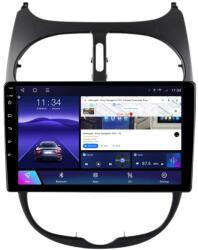 MEKEDE Navigatie Peugeot 206 (1998-2009) cu Android, 4GB RAM, 64GB ROM, Ecran QLED 9" Touchscreen, CarPlay Wireless, DSP (NAV-PEU-7022)