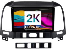 MEKEDE Navigatie Android 2K Hyundai Santa Fe II (2006-2012) cu Android, 2 GB RAM, 32 GB, Ecran QLED 9.5 Inch 2000x1200, CarPlay Wireless, 4G (HYUSANTAF0612952G)