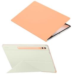 Samsung Tab S8 Ultra LTE SAMSUNG tok álló, bőr hatású aktív FLIP, ceruza tartó, NARANCSSÁRGA (EF-BX910POEGWW)