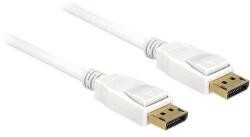 Delock DELOCK Displayport кабел DP към DP букса 5.00m бял 4K (84879)