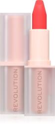 Revolution Beauty Lip Allure Soft Satin Lipstick Кремообразно червило със сатенено покритие цвят Vibe Red 3.2 гр