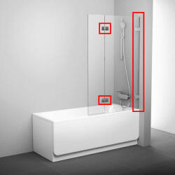 RAVAK BVS2 100 B SET jobbos króm ( D01000A071 ) (D01000A071)