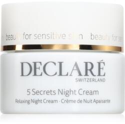 Declaré 5 Secrets nyugtató éjszakai krém 50 ml