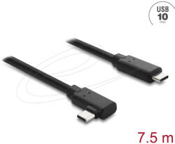 Delock Aktív optikai USB kábel 10 Gbps USB Type-C csatlakozó, döntött kivitel, 7, 5 m (4043619872411)