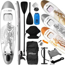 Physionics Paddleboard Anubis cu fereastră transparentă, 320x80x15 cm, (SUP05-sb)