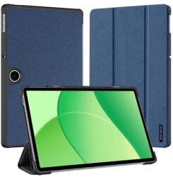 Dux Ducis DOMO tok álló bőr hatású aktív FLIP trifold asztali tartó textil minta OnePlus Pad Lite sötétkék GP-183474 (GP-183474)