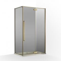 Wellis Mika zuhanykabin brushed gold 120x90 (WC00571)
