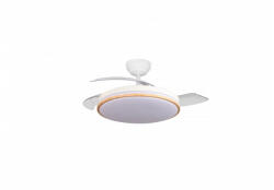 OPTONICA LED Mennyezeti Ventilátor 30W/3CCT Fehér/Fa + Távirányító Cikkszám: 19119 (19119)