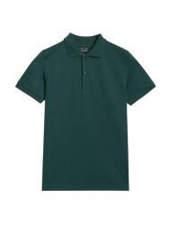 4F Polo Shirt M614 Dark Green gyerek póló Gyerek 152 / sötétzöld