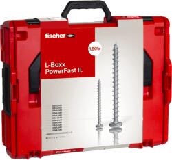 Fischer L-BOXX 102 PowerFast II lencsefejű TX csavarkészlet ezüst 1801 db 568480 (568480)