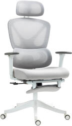 HomCom Fotoliu birou fauteuil de birou, înălțime reglabilă, spătar înclinabil, suport pentru cap rotativ, 71x70x119cm, negru | Aosom Romania (921-804V00GY)