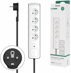 Hama Bloc de priza Hama cu 4 iesiri, 16A, 3680W, design plat, cablu 1.5m (P2223761)