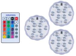 Grundig Spot LED Grundig 3 in 1, cu telecomanda, RGB, IP65, 7x7x2.8 cm (MEGREL7560/0028)