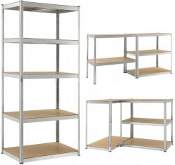 Funfit Home&Office Raft metalic industrial (raft Salgó) 180x90x40cm (3781) Raft